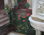 Trompe L'oeil Courtyard Detail